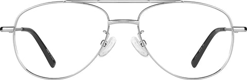 Silver Aviator Glasses #419011