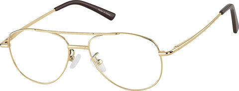 Gold Aviator Glasses #419014