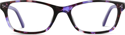 Purple Kids' Rectangle Glasses #4431617