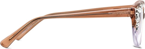 Brown Topaz Cat-Eye Glasses #4451815