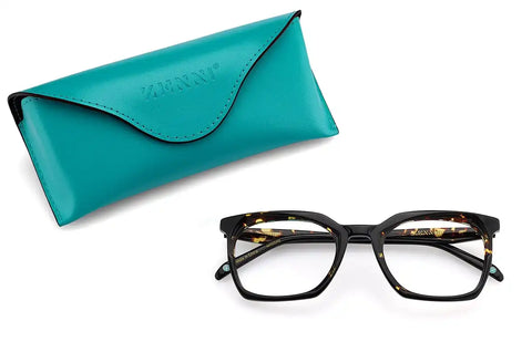 Tortoiseshell Premium Geometric Glasses #4458049