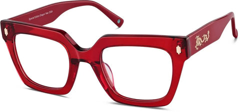 Red The Dragon King Glasses #4465018