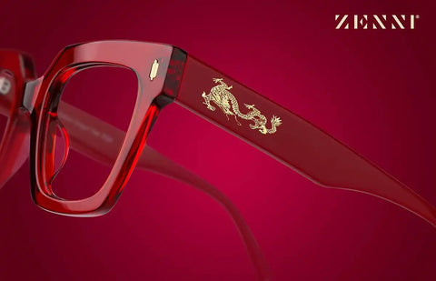 Red The Dragon King Glasses #4465018