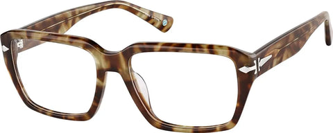 Tortoiseshell Rectangle Glasses #4473525