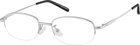 Silver Oval Glasses #463311