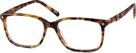 Tortoiseshell Rectangle Glasses #636525