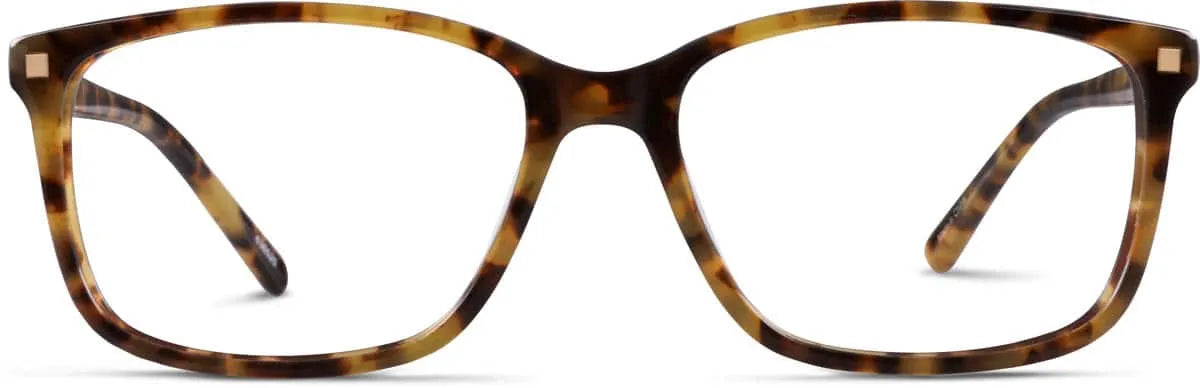 Tortoiseshell Rectangle Glasses #636525