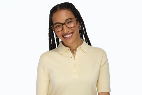 Tortoiseshell Rectangle Glasses #636525
