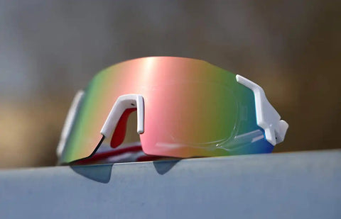 White Sports Sunglasses #708830