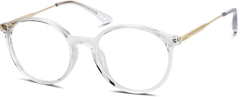 Clear Round Glasses #7810023