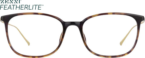 Tortoiseshell Rectangle Glasses #7820325