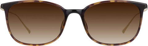Tortoiseshell Rectangle Glasses #7820325