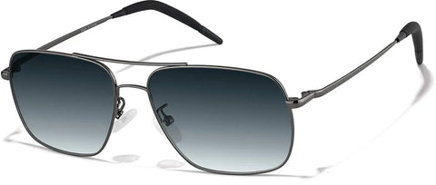 Gunmetal Gray Premium Aviator Sunglasses #P1127812