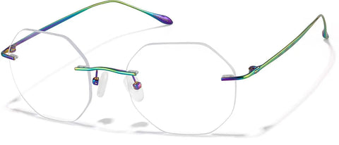 Multicolor Customizable Rimless Glasses #P138629