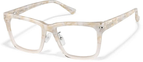 Cream Square Glasses #P4438733