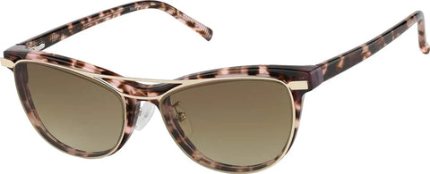 Pink Tortoiseshell Cat-eye Clip-on Sunglasses #P503019