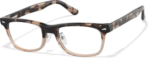 Tortoiseshell Rectangle Glasses #P612925