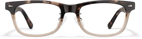 Tortoiseshell Rectangle Glasses #P612925