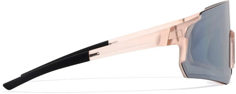 Pink with Silver Mirror Wrap-Around Sports Sunglasses #T02071911