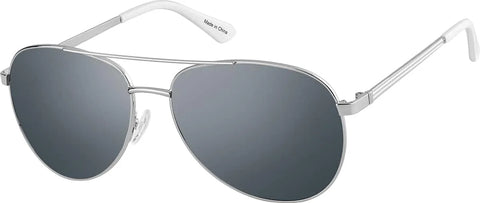 Silver Aviator Sunglasses #T04841112